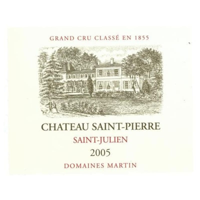 Chateau Saint-Pierre 2005 Front Label