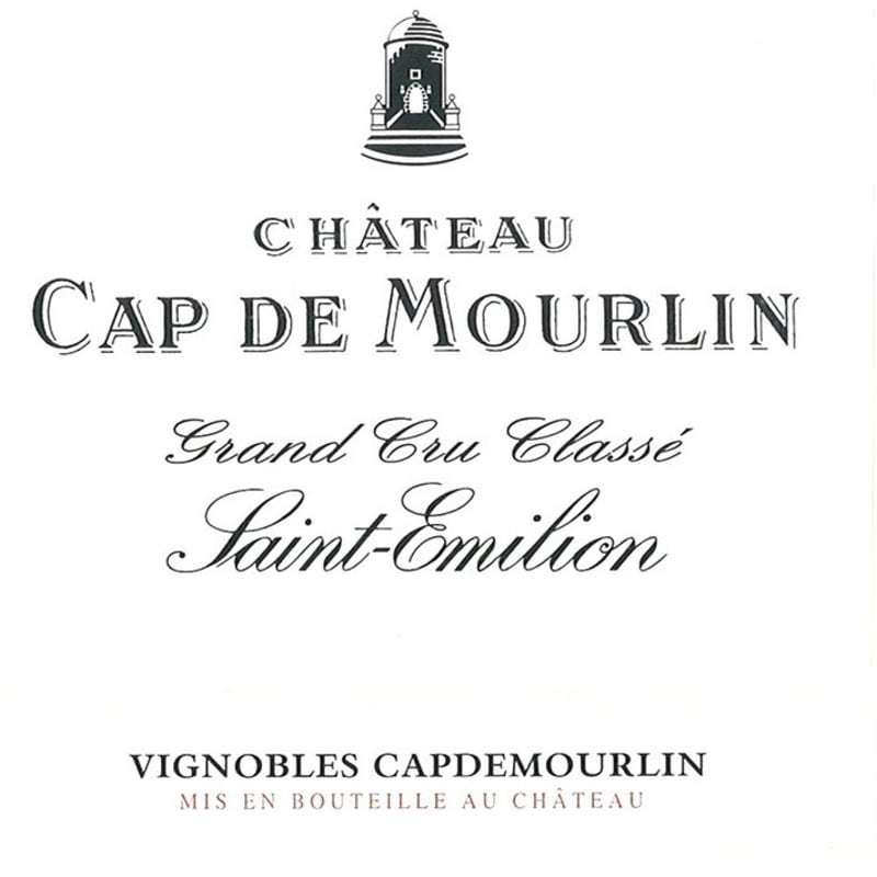 Chateau Cap De Mourlin Grand Cru 2005 Front Label