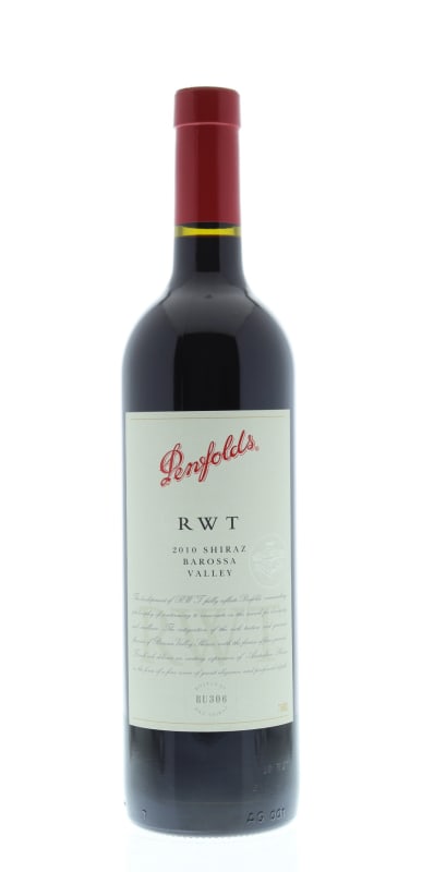 Penfolds RWT Shiraz 2010 Front Bottle Shot