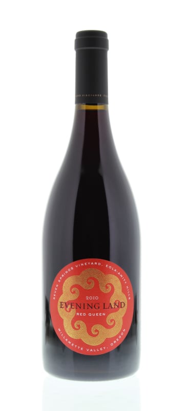 Evening Land Red Queen Seven Springs Vineyard Pinot Noir 2010 Front Bottle Shot