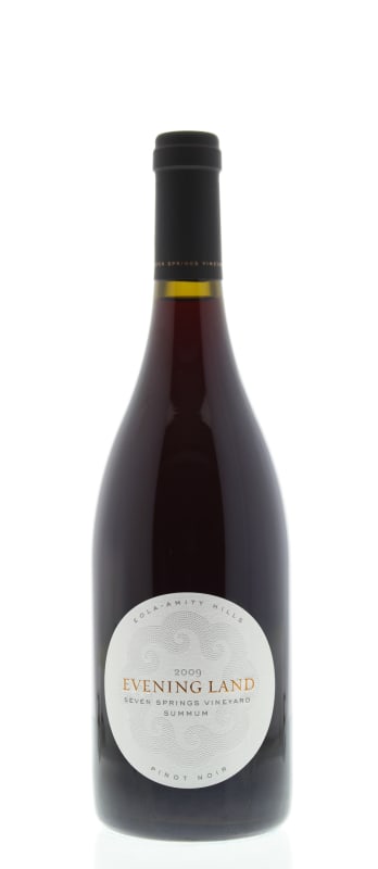 Evening Land Seven Springs Vineyard Summum Pinot Noir 2009 Front Bottle Shot