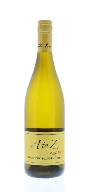 A to Z Pinot Gris 2012 Front Bottle Shot