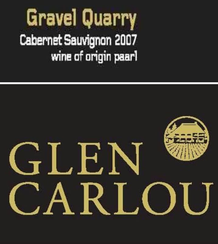 Glen Carlou Gravel Quarry Cabernet Sauvignon 2007 Front Label