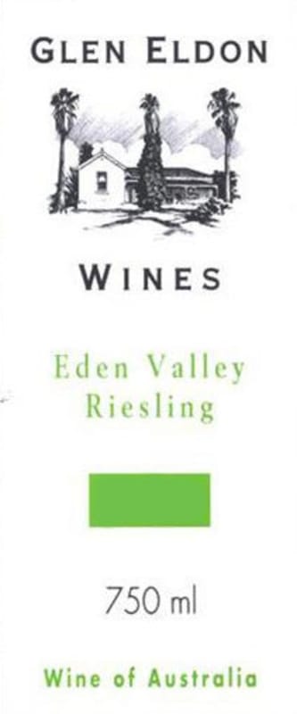 Glen Eldon Riesling 2012 Front Label