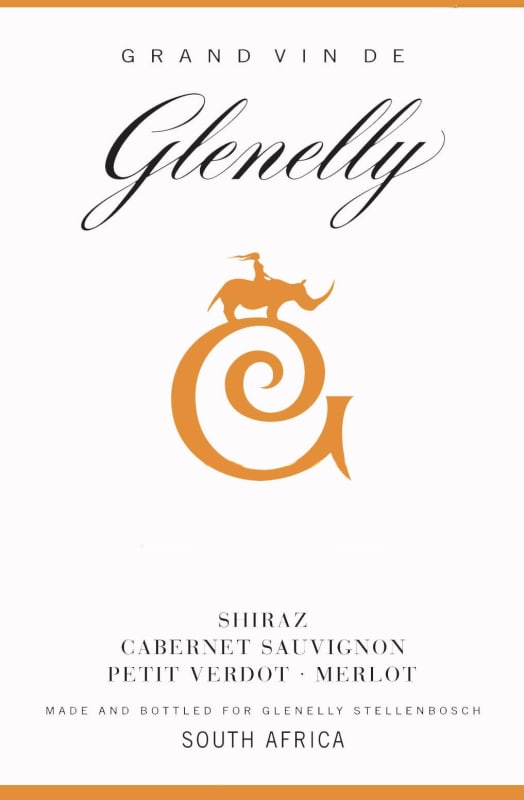 Glenelly Grand Vin Shiraz Cabernet Sauvignon Merlot 2013 Front Label