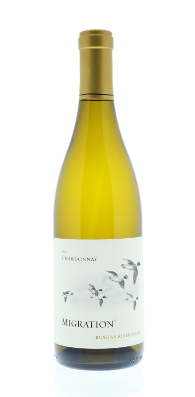Migration Russian River Chardonnay 2011 Front Bottle Shot