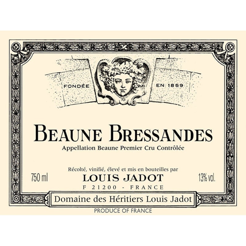 Louis Jadot Beaune Premier Cru Bressandes 2010 Front Label