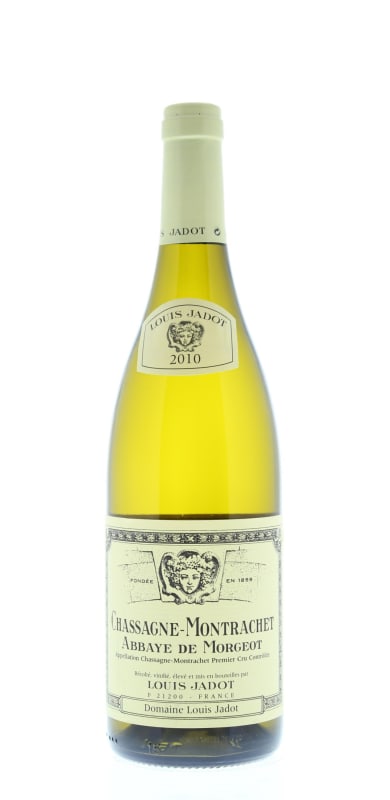 Louis Jadot Chassagne-Montrachet Abbaye de Morgeot 2010 Front Bottle Shot