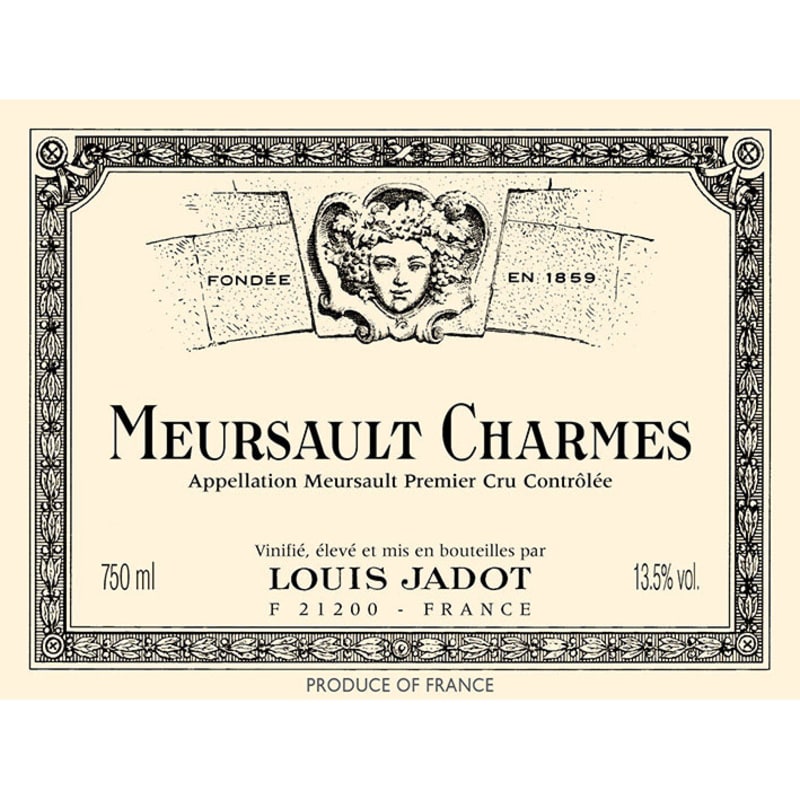 Louis Jadot Meursault Charmes 2010 Front Label