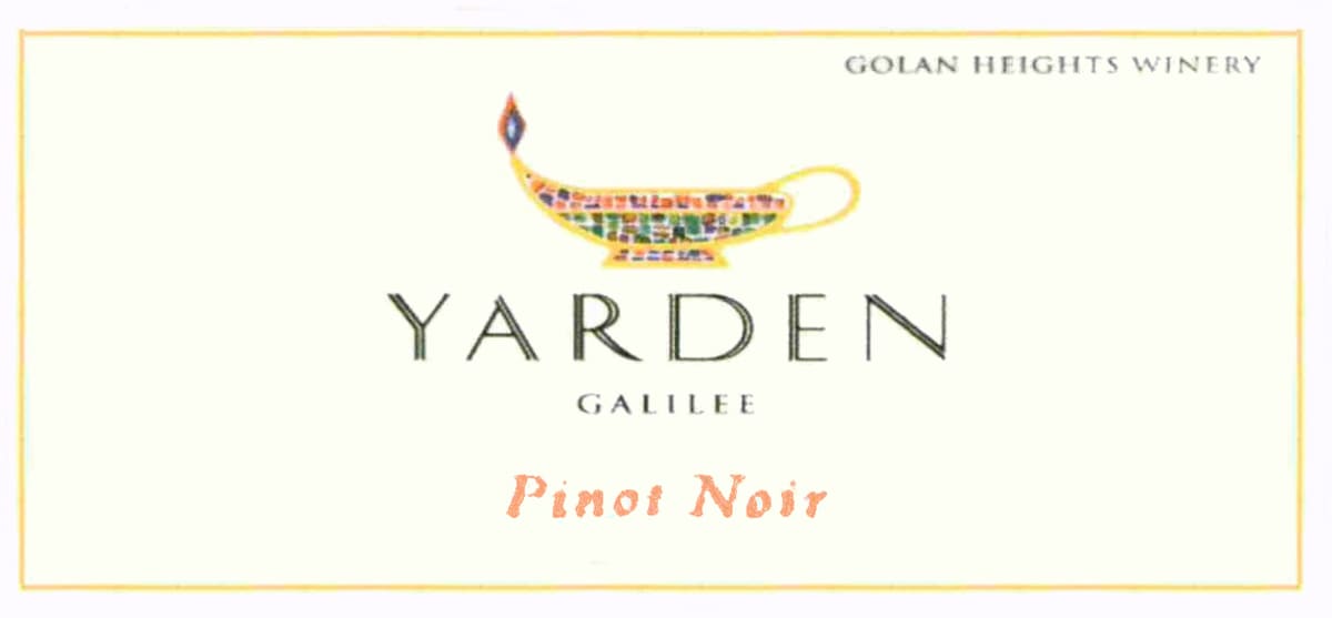 Golan Heights Yarden Pinot Noir 2013 Front Label