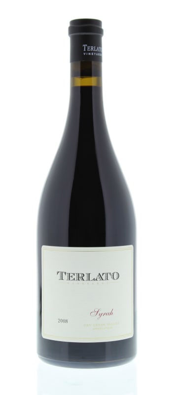 Terlato Family Vineyards Syrah 2008 Front Bottle Shot