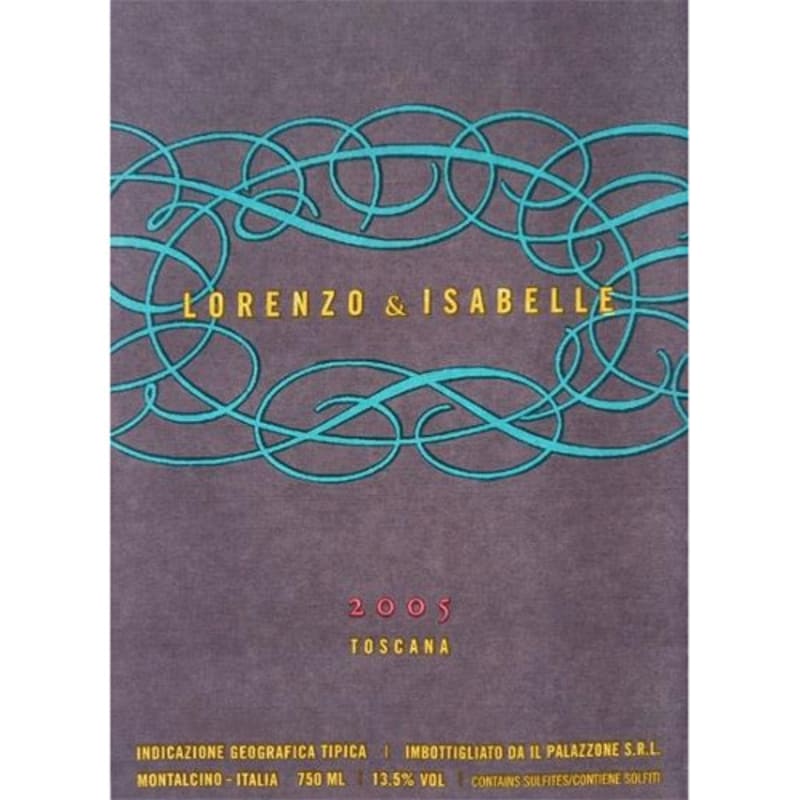 Il Palazzone Lorenzo & Isabelle 2005 Front Label