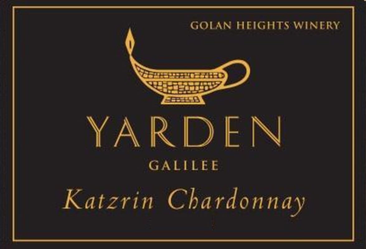 Golan Heights Yarden Katzrin Chardonnay 2014 Front Label
