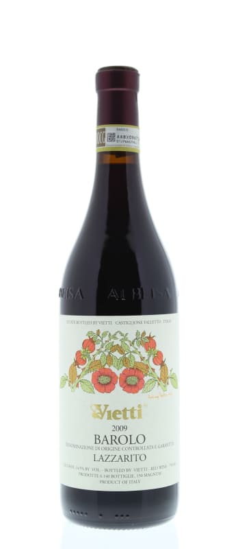 Vietti Barolo Lazzarito 2009 Front Bottle Shot