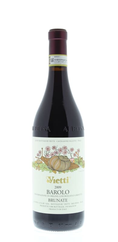 Vietti Barolo Brunate 2009 Front Bottle Shot