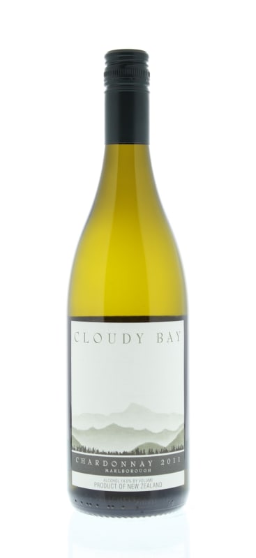 Cloudy Bay Chardonnay 2011 Front Bottle Shot