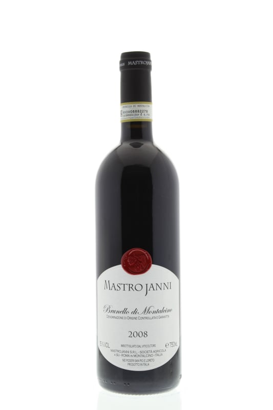 Mastrojanni Brunello di Montalcino 2008 Front Bottle Shot