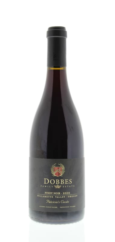 Dobbes Family Winery Patricia's Cuvee Pinot Noir 2010 Front Bottle Shot