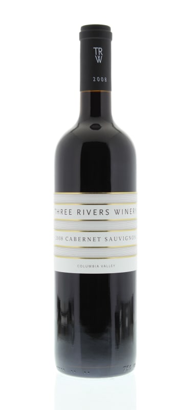 Three Rivers Columbia Valley Cabernet Sauvignon 2008 Front Bottle Shot
