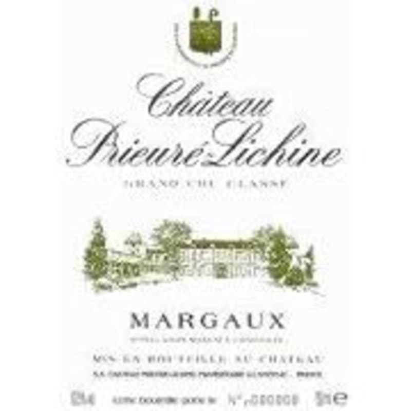 Chateau Prieure-Lichine 1992 Front Label
