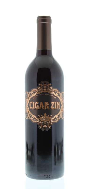Cigar Old Vine Zinfandel 2011 Front Bottle Shot