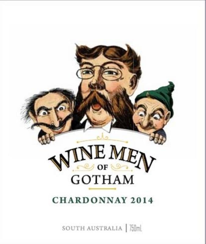 Gotham Wine Men of Gotham Chardonnay 2014 Front Label