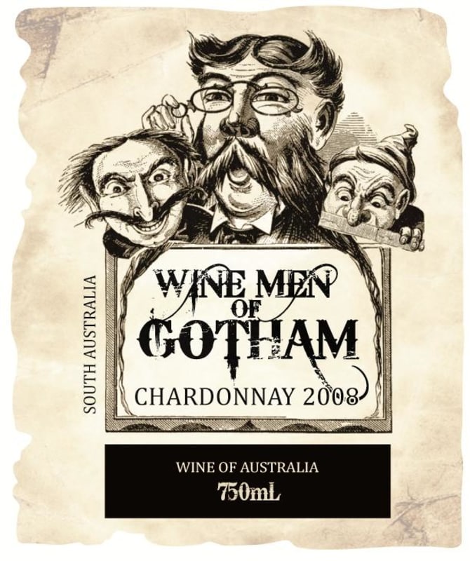 Gotham Wine Men of Gotham Chardonnay 2008 Front Label