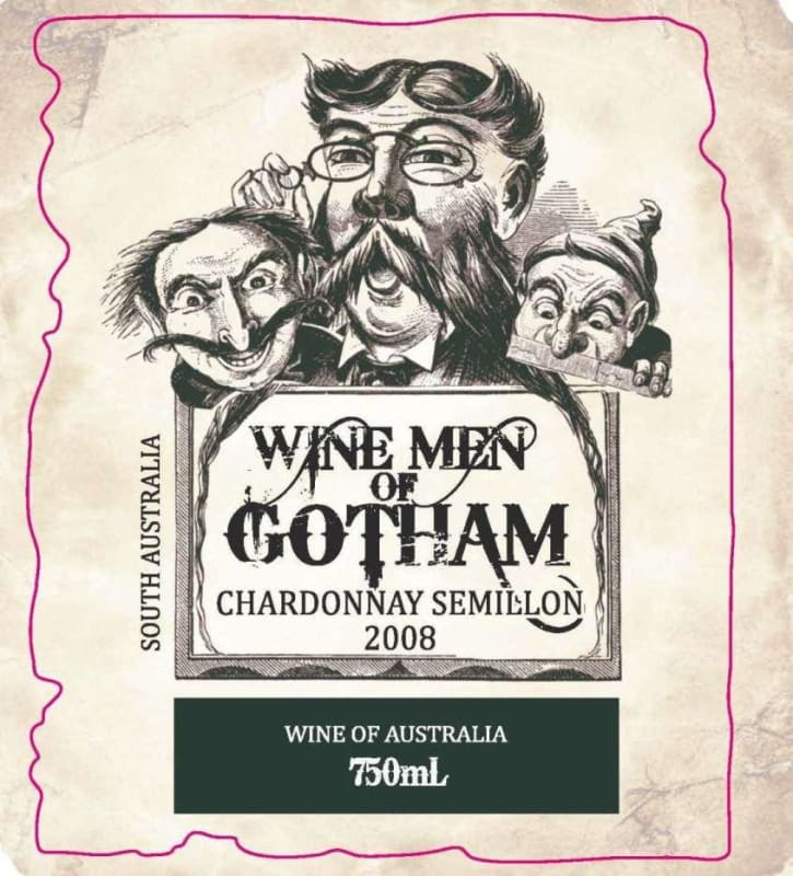 Gotham Wine Men of Gotham Chardonnay Semillon 2008 Front Label