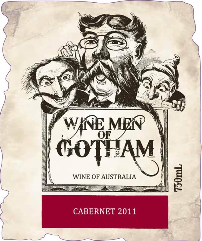 Gotham Wine Men of Gotham Cabernet 2011 Front Label