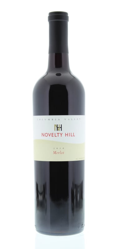 Novelty Hill Merlot 2010 Front Bottle Shot