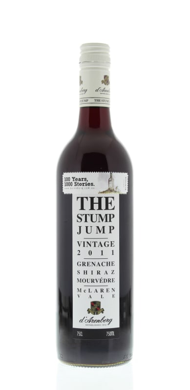 d'Arenberg The Stump Jump GSM 2011 Front Bottle Shot