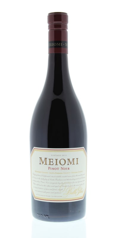 Meiomi Pinot Noir 2012 Front Bottle Shot