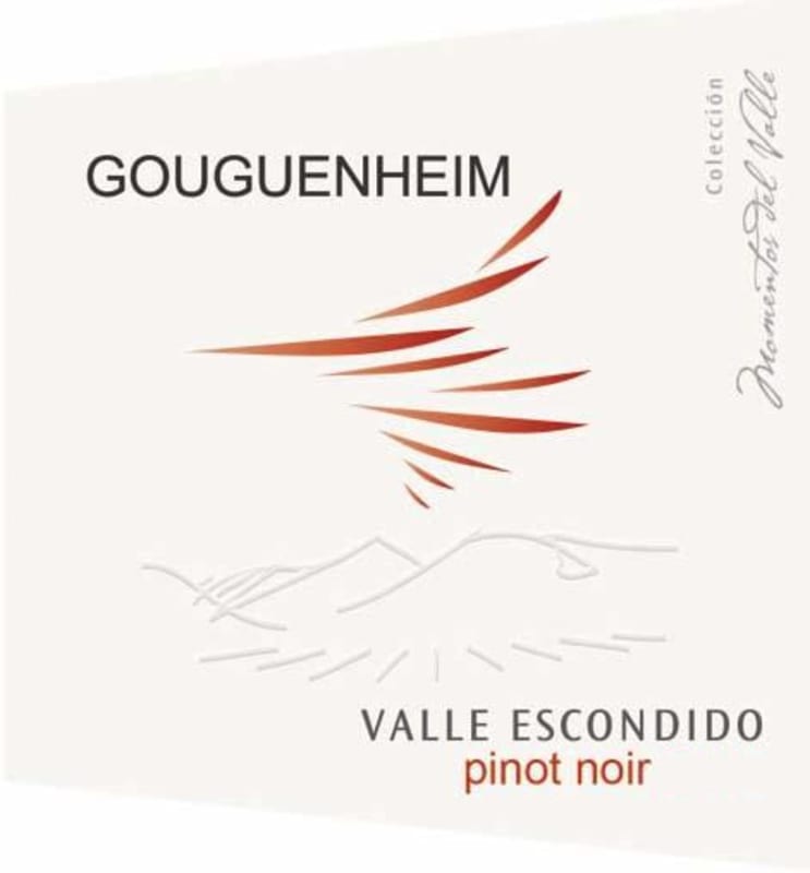 Gouguenheim Valle Escondido Pinot Noir 2015 Front Label