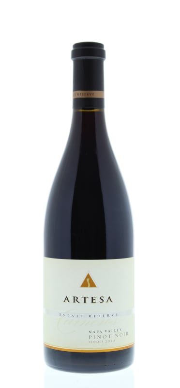 Artesa Estate Reserve Pinot Noir 2010 Front Bottle Shot
