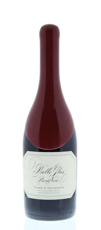 Belle Glos Clark and Telephone Vineyard Pinot Noir 2012 Front Bottle Shot