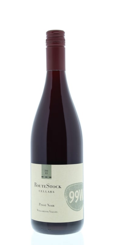 RouteStock Route 99W Pinot Noir 2011 Front Bottle Shot