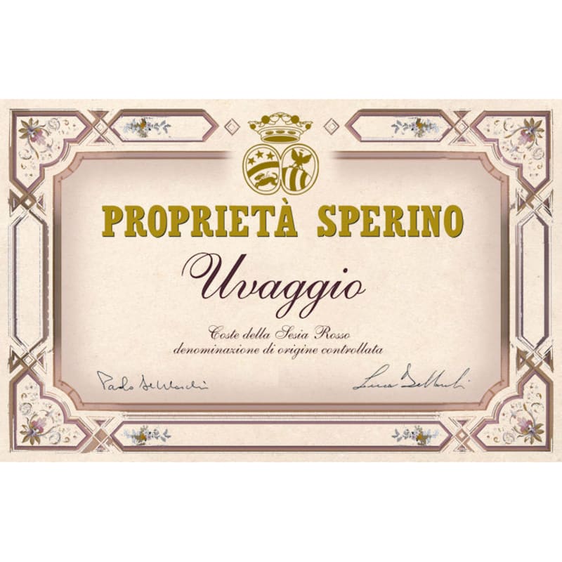 Proprieta Sperino Costa della Sesia Uvaggio 2009 Front Label