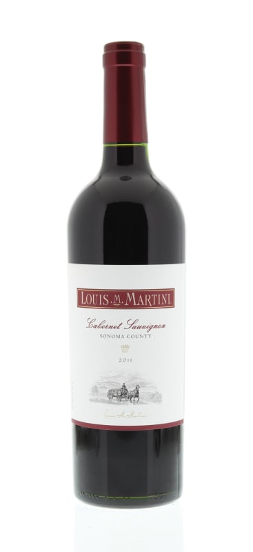 Louis Martini Sonoma Cabernet Sauvignon 2011 Front Bottle Shot