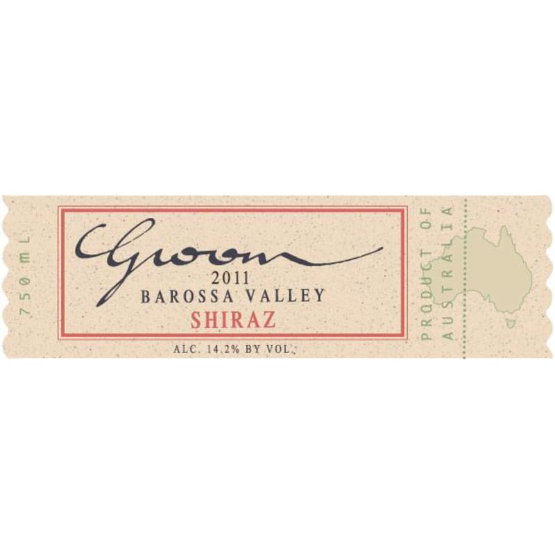 Groom Shiraz 2011 Front Label