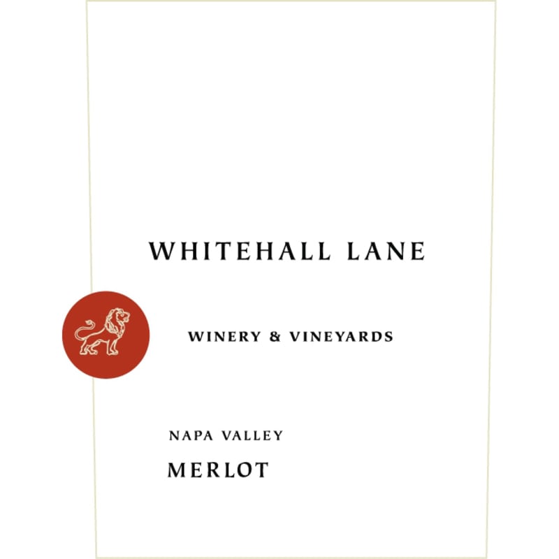 Whitehall Lane Merlot 2010 Front Label