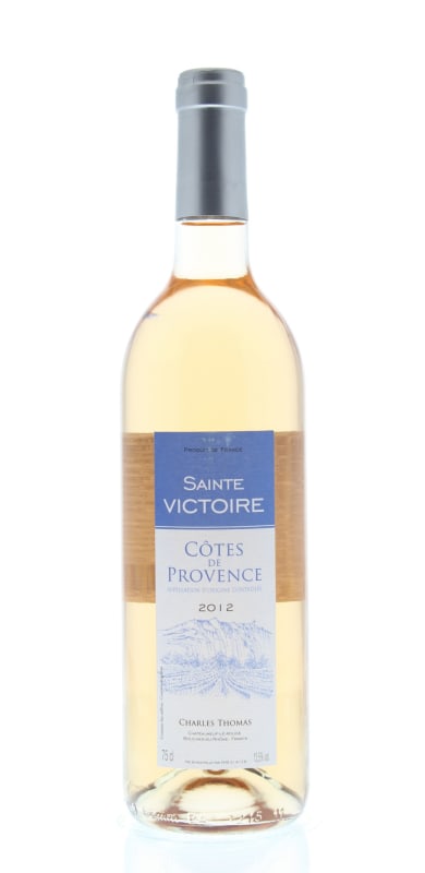 Sainte Victoire Provence Rose 2012 Front Bottle Shot