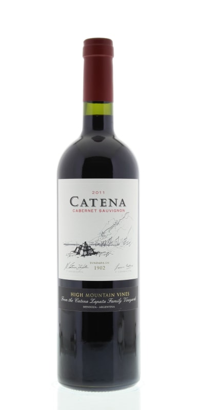 Catena Cabernet Sauvignon 2011 Front Bottle Shot