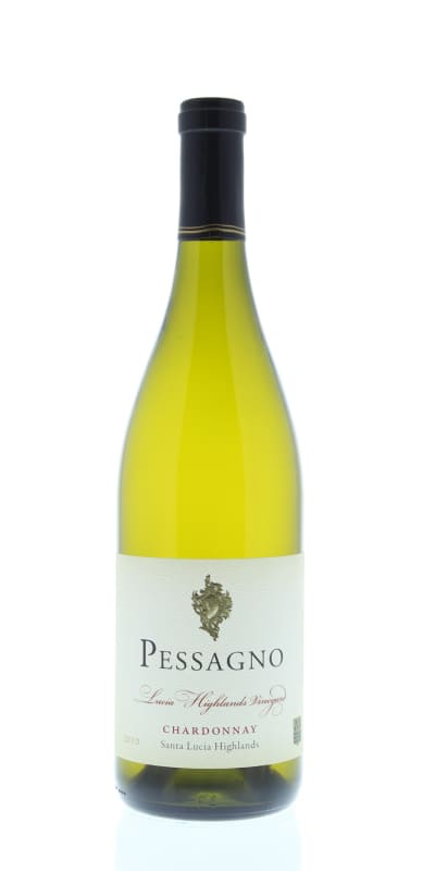 Pessagno Winery Santa Lucia Highlands Chardonnay 2010 Front Bottle Shot