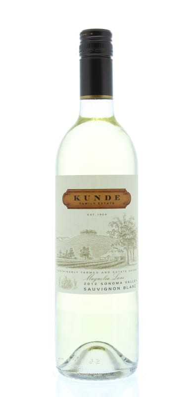 Kunde Magnolia Lane Sauvignon Blanc 2012 Front Bottle Shot
