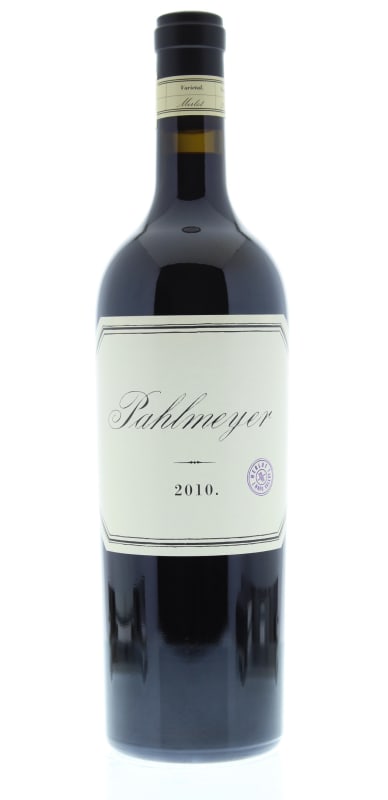 Pahlmeyer Merlot 2010 Front Bottle Shot