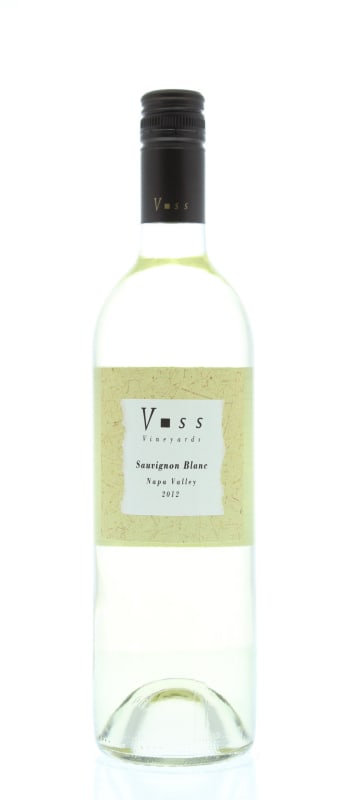 Voss Vineyards Napa Valley Sauvignon Blanc 2012 Front Bottle Shot