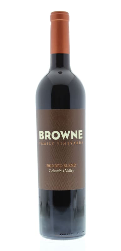 Browne Family Vineyards Red Blend 2010 Front Bottle Shot