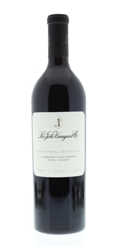 La Jota Howell Mountain Cabernet Sauvignon 2010 Front Bottle Shot