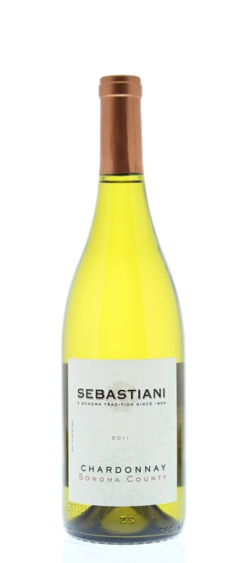 Sebastiani Sonoma Chardonnay 2011 Front Bottle Shot
