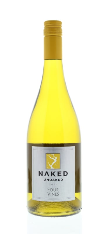 Four Vines Santa Barbara Naked Chardonnay 2011 Front Bottle Shot
